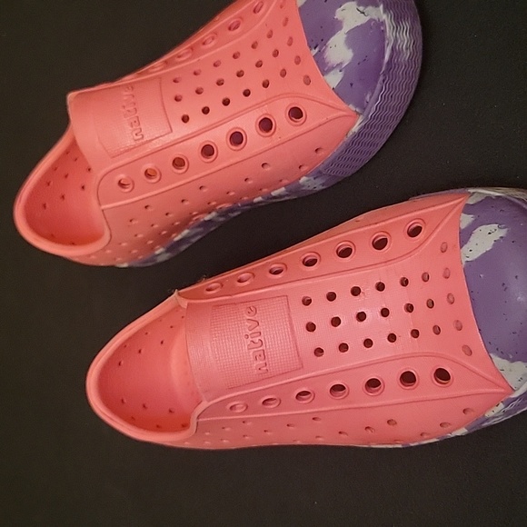 Native| Jefferson Marble Print Slip on shoe Size c12 - Picture 3 of 8